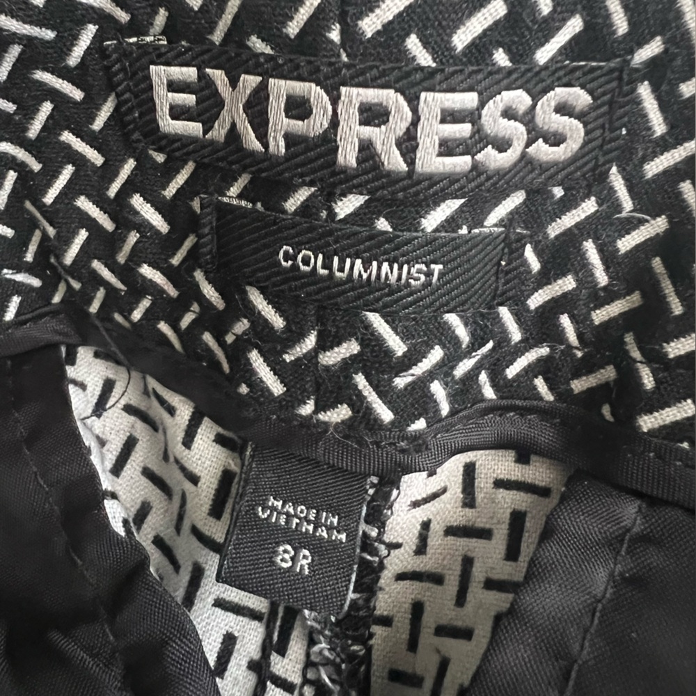 Express Columnist Geometric Pants - Picture 3 of 4